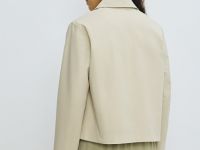 Куртка из плащевой ткани, Бежевый