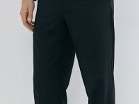 Брюки из структурной ткани, Черный