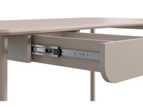 Письменный стол Дорис-2 120x60 Кремовый/Велюр