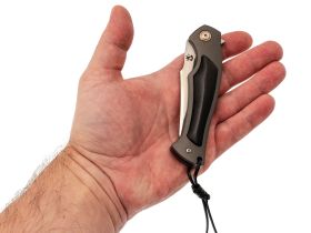 Складной нож Steelclaw Алыча, сталь ламинат SKD-11, рукоять алюминий/рог