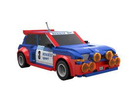 C51095W Конструктор Раллийный автомобиль Renault 5 Maxi Turbo 1:20