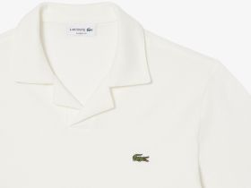 Мужское хлопковое поло Lacoste из смеси льна