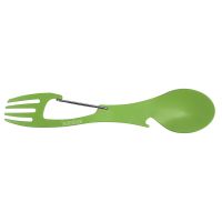 Вилка - ложка, карабин Kershaw Ration XL, нержавеющая сталь, зеленый