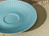 Блюдце Морской бриз/Brezza dal mare, голубое