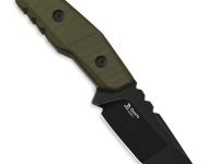 Туристический нож Kizer Quartz, сталь AEB-L, рукоять G10, зеленый