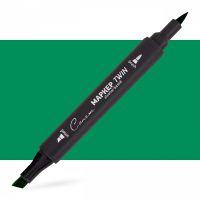 Маркер спиртовой Сонет "TWIN Brush" Нефритово-зеленый
