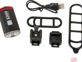 Фонарь для велосипеда на шлем Author (белый / красный)