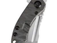Складной нож Kansept Mini Korvid, сталь S35VN, рукоять Tiger Stripe Flamed Titanium