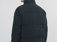 Утеплённая куртка с воротником-стойкой, Синий