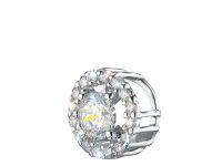 Классическая подвеска из серебра э0612пд03182000_white