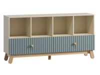 Стеллаж детский Финни 155x78 Серо-зеленый