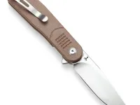 Складной нож Tenable Einar, сталь NItro-V, рукоять микарта, коричневый