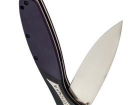 Складной нож Reptilian Корюшка-01-01, сталь VG-10, рукоять Purple G10