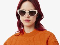 Женская двусторонняя толстовка Lacoste с вышивкой