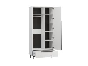 Распашной шкаф Квелен 2-96x220 Белый