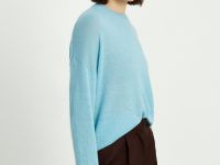 Оверсайз джемпер из мохера и шерсти