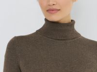 Базовая водолазка, Коричневый