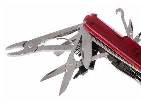 Нож перочинный Victorinox CyberTool, сталь X55CrMo14, рукоять Cellidor®, полупрозрачный красный