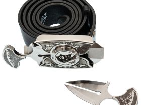 Ремень-нож Охотник Keeperbelt, нержавеющая сталь