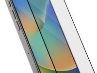 Защитное стекло uBear Extreme Nano Shield для Apple iPhone 15 Pro с чёрной рамкой