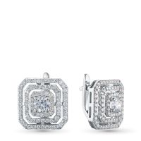 Серьги из белого золота э4712сг12160500