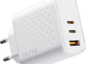 Сетевое зарядное устройство VOLTME Revo 67CCA, USB-A + 2 Type-C, 67Вт белый