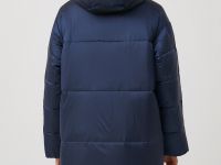 Пальто утепленное прямого силуэта