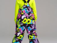 Комплект текстильный с полиуретановым покрытием для девочек: куртка, полукомбинезон