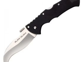 Нож складной Cold Steel Black Talon II Plain Edge, сталь CPM S35VN, рукоять G10, черный