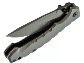 Складной полуавтоматический нож DA78, сталь 65Х13, рукоять сталь