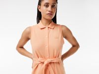 Женское платье-поло Lacoste с поясом