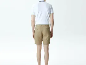 Мужские льняные шорты Lacoste стандартного кроя