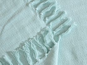 Плед Мелодия, голубой