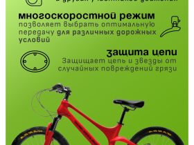 Детский велосипед Falcon Bike Mild 20, год 2024, цвет Красный