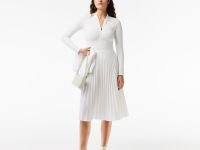 Женская плиссированная юбка Lacoste