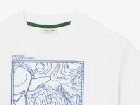 Женская хлопковая Футболка Lacoste