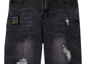 Шорты текстильные джинсовые для мальчиков