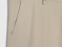 Брюки из твила, Бежевый