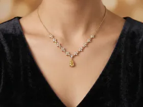 Колье из желтого золота э0312кл11162700