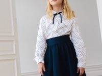 Блузка с длинным рукавом для девочки