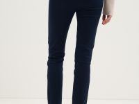 Брюки полуприлегающего силуэта на высокой посадке