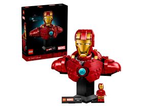 Super Heroes 76327 Конструктор Бюст Железного человека MK4