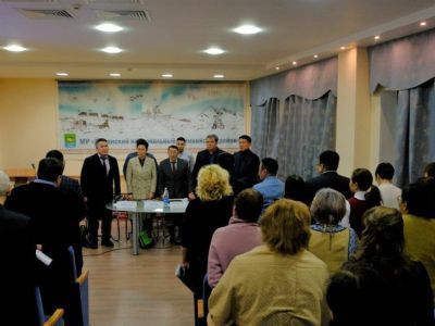 Власти Якутии выступили с отчетом в наслеге Кыстатыам Жиганского района