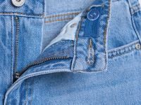 Шорты-бермуды из денима для девочек, Голубой