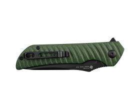 Нож складной Ruike P123-MG, сталь 14C28N, рукоять микарта, зеленый