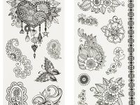 Наклейка-тату MESHU "Tenderness", 23*9 см, инд. уп., европодвес