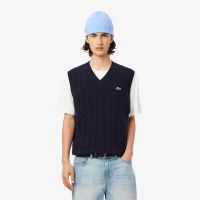 Мужской жилет Lacoste из овечьей шерсти без рукавов