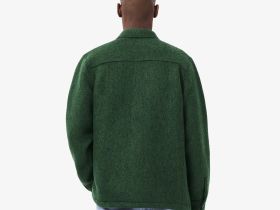 Мужская утепленная рубашка Lacoste оверсайз