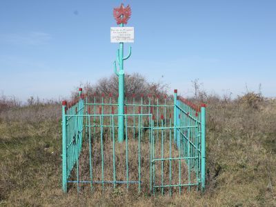 Обелиск на месте гибели разведчика В.Мордвинова