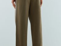 Трикотажные брюки с лампасами, Бежевый